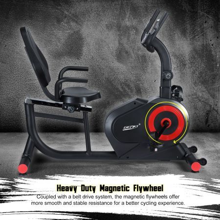 Recumbent Exercise Bike Magnetic Home Gym Equipment Indoor Trainer Cycle Fitness Machine 