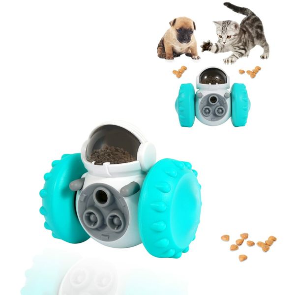 Dog Treat Puzzle Toys, Interactive Treat Food Dispenser, Slow Feeder Toys for Smart Small Medium Dogs