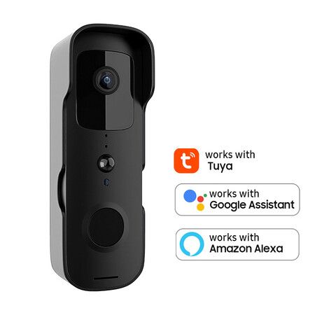 Smart Video Doorbell Home Wireless WiFi Doorbell Camera App Smart Control For Alexa Google Home