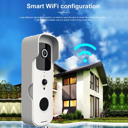 Smart Video Doorbell Home Wireless WiFi Doorbell Camera App Smart Control For Alexa Google Home