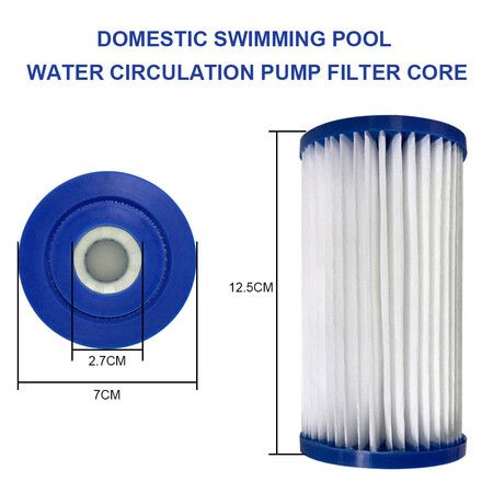 Intex Easy Set Swimming Pool Type A or C Filter Replacement Cartridges (2 Pack)