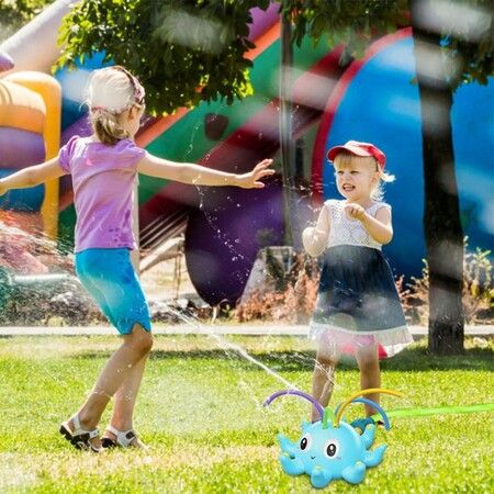 Kids Sprinkler Water Toys Spinning Octopus Sprinklers Outdoor Splash Play Toy