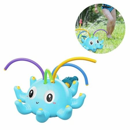 Kids Sprinkler Water Toys Spinning Octopus Sprinklers Outdoor Splash Play Toy