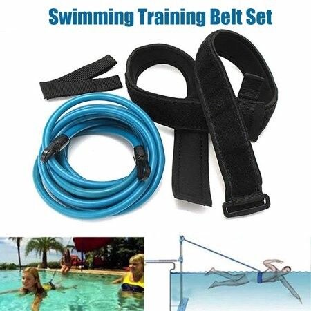 4M Swim Training Belts Swim Bungee Cords Resistance Bands