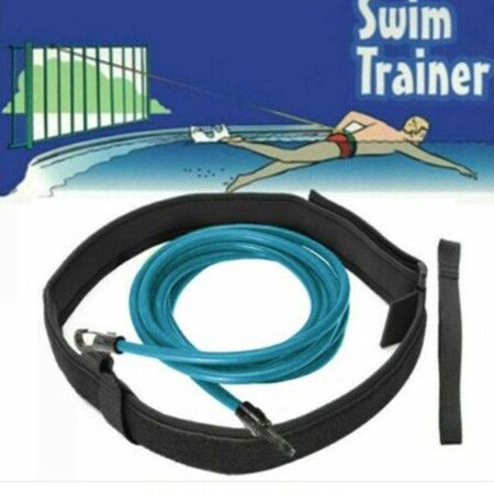 4M Swim Training Belts Swim Bungee Cords Resistance Bands