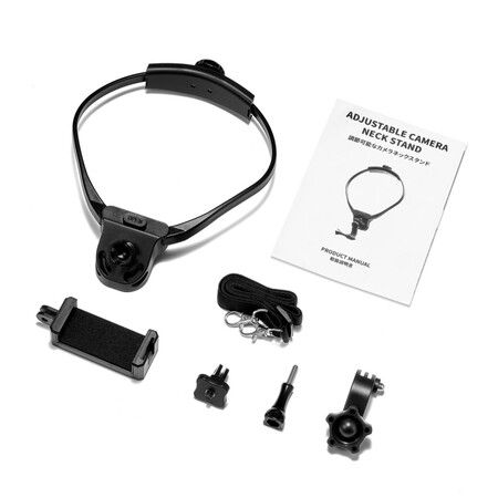 Smartphone Neck Mount for GoPro AKASO Action Camera and Cell Phone Video Recording Accessories