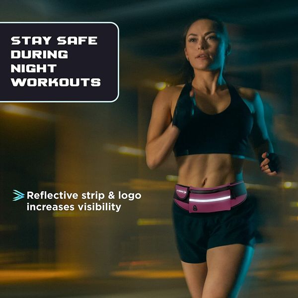 Running Belt for Women and Men, Money Belt and Running Fanny Pack, Hiking Fanny Pack