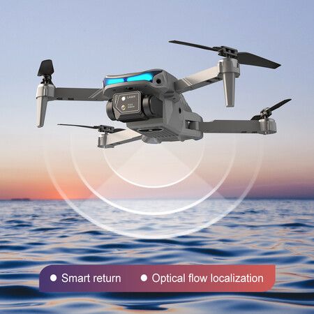 Mini Drone Aerial Photography RC Drone 4K WiFi Fpv Drone Dual Camera RC Foldable Quadcopter Dron Gift Toys Dual Batteries