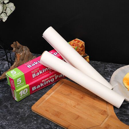 Width30CM Length20M Heavy Duty Parchment Baking Paper Roll for Bread, Cookies, Air Fryer, Steaming, Grilling