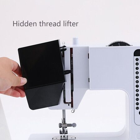 38 Stitches Mini Sewing Machine LED Light Desktop Household Electric Beginners Portable for Patchwork Home Textile SewingMachine