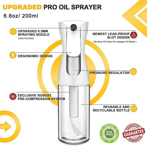 Oil Sprayer for Cooking,Olive Oil Sprayer Mister,kitchen Gadgets Accessories for Air Fryer,Canola Oil Spritzer