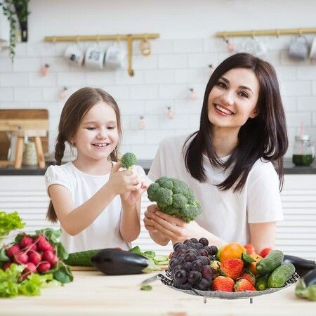 Vegetable Steamer Basket,Premium Stainless Steel Veggie Steamer Basket - Folding Expandable Steamers to Fits Various Size Pot (Large (7" to 11"))