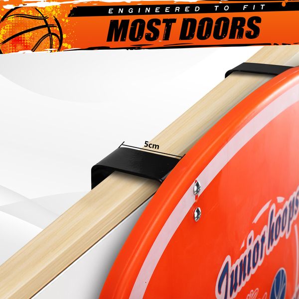 Basketball Hoop Mini Ring System Set Net Door Wall Mounted Backboard Indoor Hang Pump for Kids Toy Genki 50 x 40cm