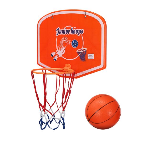 Basketball Hoop Mini Ring System Set Net Door Wall Mounted Backboard Indoor Hang Pump for Kids Toy Genki 50 x 40cm