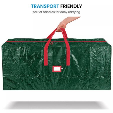 Artificial Christmas Tree Storage Bag, Stores Trees up to 165CM Tall, Can Also Store Christmas Inflatables; Green