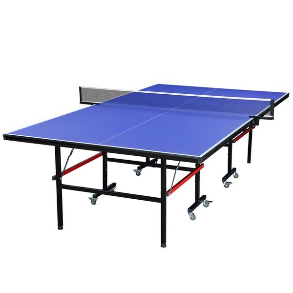 Table Tennis Table Foldable Ping Pong Set Indoor Outdoor Portable Single Player Playback Mode