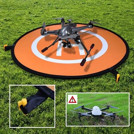 Drone Landing Pads,Waterproof 75cm 30Inch Universal Landing Pad Fast-fold Double Sided Quadcopter Landing Pads for RC Drones Helicopter DJI Spark Mavic Pro Phantom 2/3/4 Pro Inspire 2/1 3DR Solo