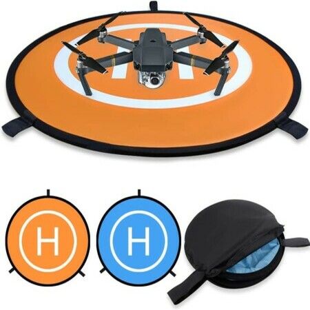 Drone Landing Pads,Waterproof 55cm 21Inch Universal Landing Pad Fast-fold Double Sided Quadcopter Landing Pads for RC Drones Helicopter DJI Spark Mavic Pro Phantom 2/3/4 Pro Inspire 2/1 3DR Solo