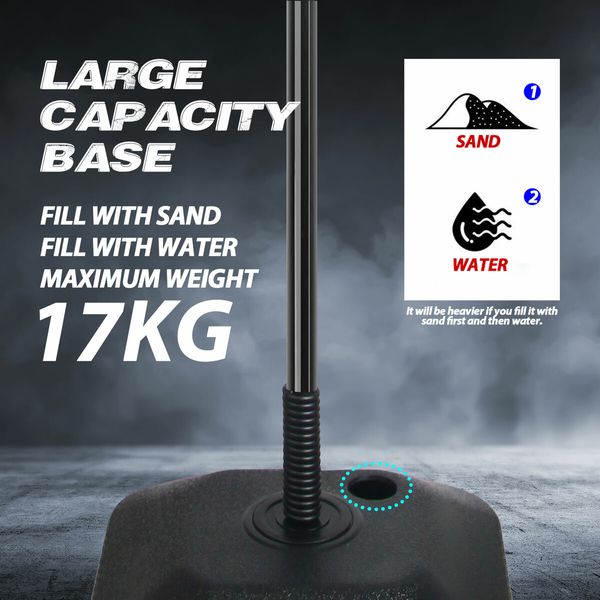 160CM Speed Ball Boxing Punching Bag Stand Set Height Adjustable Freestanding for Kids Adults with Gloves Pump