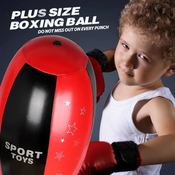 155CM Speed Ball Boxing Bag Punching Stand Set Freestanding Height Adjustable for Kids Adults with Gloves Pump