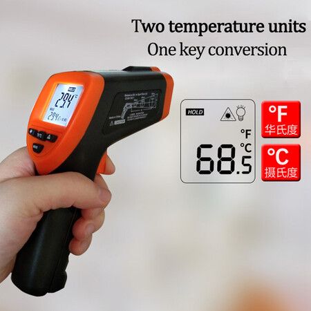 Laser Non-contact Digital Thermometer Pyrometer for Home Kitchen BBQ Oven Meat Confectionery Boiler Bath Water Temperature Meter