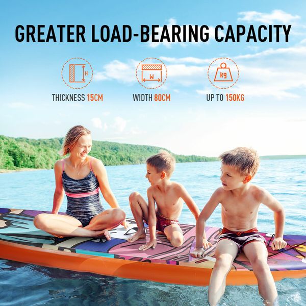 Surfing SUP Paddle Board Stand Up Blow Foam Inflatable Kayak Surfboard GENKI