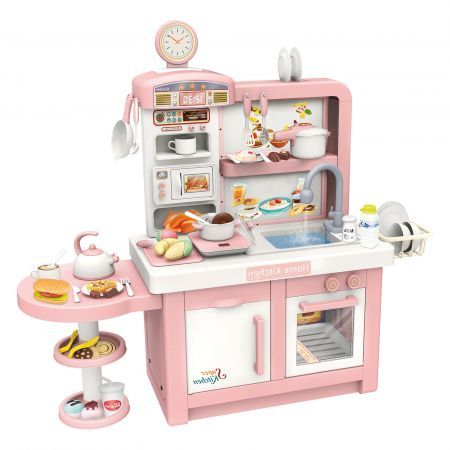 Pretend Kitchen Play Role Cooking Toys Set Children Cookery Cookware Playset Plastic 41 PCS Accessories