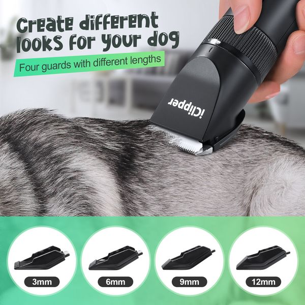 Dog Grooming Clipper Kit Pet Cat Haircut Puppy Hair Trimmer Cutter Animal Shaver Professional Cord