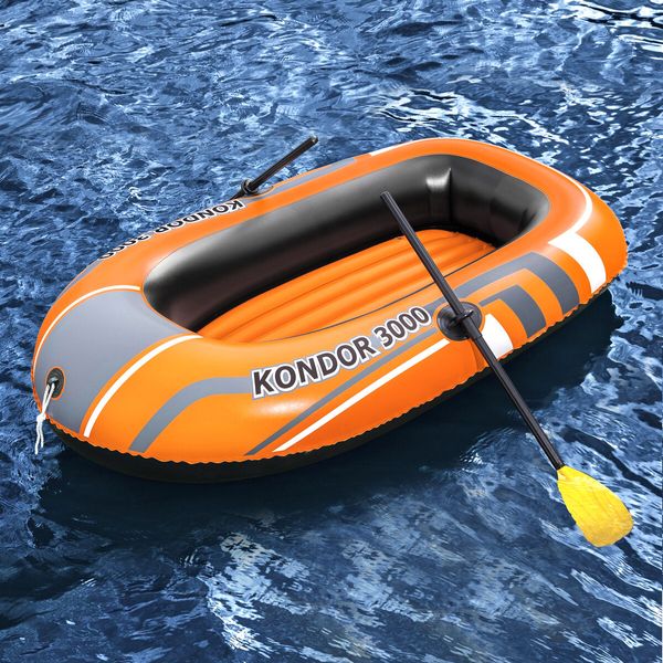 Bestway Kayak Canoe Raft Inflatable Sea Fishing Adventure Boat Blow Up 211cm