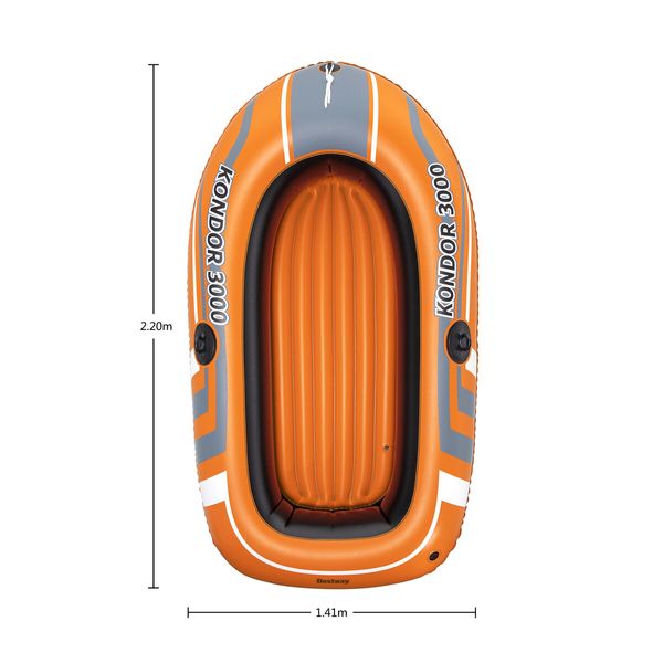 Bestway Kayak Canoe Raft Inflatable Sea Fishing Adventure Boat Blow Up 211cm