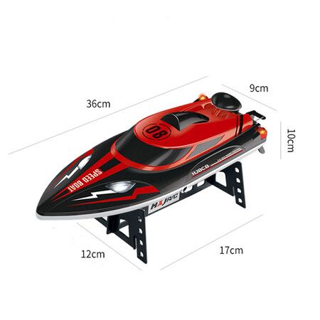 2.4GHz RC Boat: 20+ MPH High Speed Remote Control Boat for Adults and Kids for Pools and Lakes, Low Battery Alarm