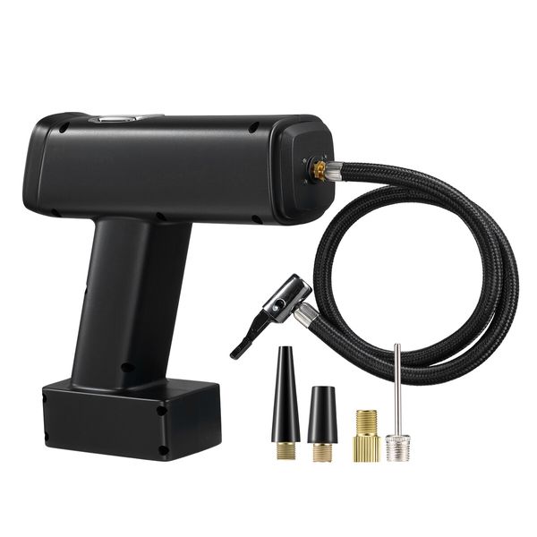 12 Volt Air Compressor Portable Bike Bicycle Mattress Pump Tyre Inflator For Car Tire Inflatable Motorcycle Digital Cordless Compact With Power Bank