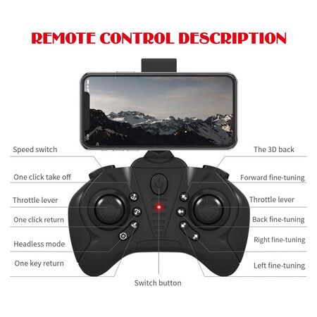 Super Small Mini Drones with Camera for Adults, 4K Drones for Kids Beginners, Quadcopter Toy with FPV App, Altitude Hold, Headless Mode