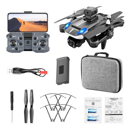 Professional K8 Drone with 4K HD Camera ESC Wifi FPV Optical Flow Obstacle Avoidance Foldable RC Helicopter Color  Green