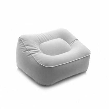 Portable Inflatable Foot Rest Pillow Cushion Pvc Air Travel Office Home Leg Up Footrest Relaxing Feet Tool