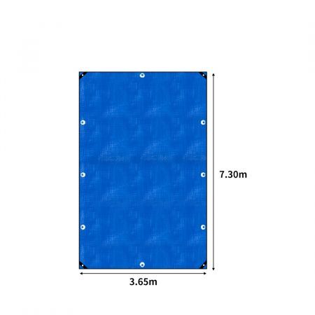 Manan Heavy Duty Tarp Tarpaulin Shelter Camping Tent Cover Waterproof 3.65x7.3m