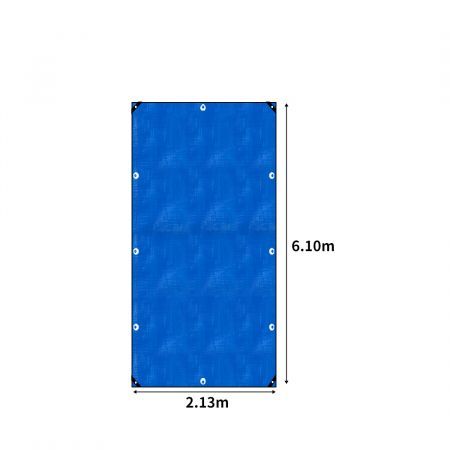 Manan Heavy Duty Tarps Tarpaulin Shelter Camping Tent Cover Waterproof 2.13x6.1m