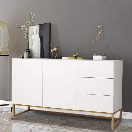 Levede Sideboard Buffet Cabinet Automatic Spring Drawers Storage Shelf Cupboard