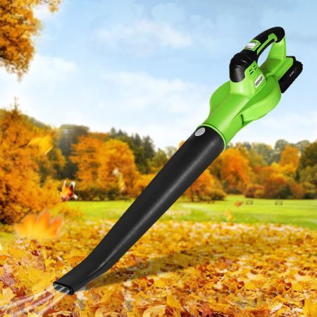 Traderight Leaf  Blower Cordless Lithium Battery Nozzles 2-Speed Garden 20V