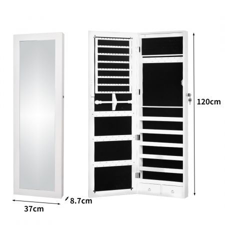 Mirror Jewellery Cabinet Makeup