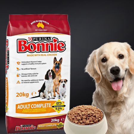 Bonnie Adult Complete Dog Dry Food All Breed Real Chicken 20kg