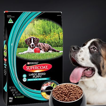 SUPERCOAT Puppy Large Breed 100% Aussie Chicken Chicken Dry Dog Food 18kg