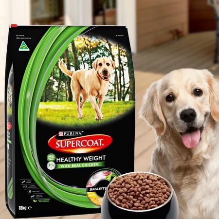 SUPERCOAT Adult Healthy Weight All Breeds 100% Aussie Chicken Dry Dog Food 18kg