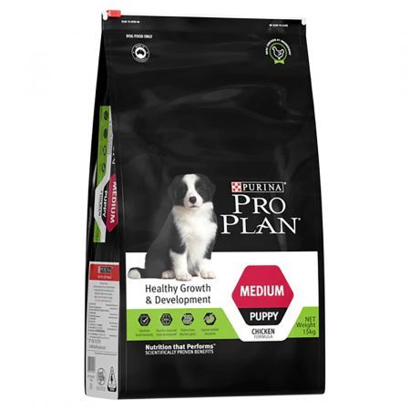 PRO PLAN Puppy Healthy Growth Chicken Formula With Colostrum Dry Dog Food 15kg