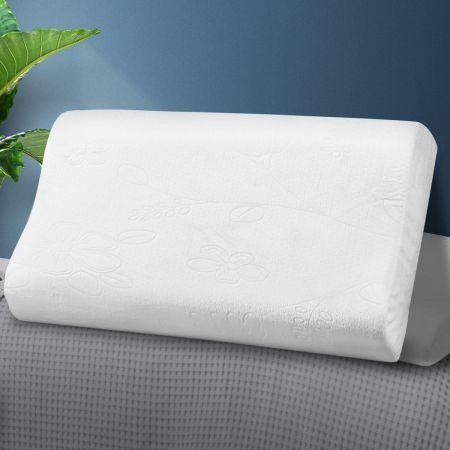 DreamZ Memory Foam Pillow Removable Cover Sleep Down Luxurious B-shape