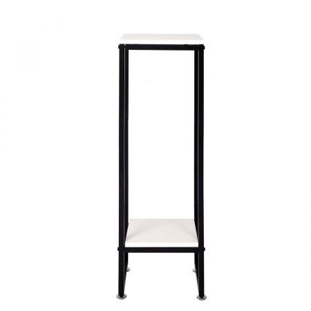 Levede Plant Stand Garden Home Outdoor Indoor Flower Pot Shelf Metal White L