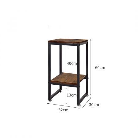 Plant Stand Garden Home Decor Oak Small