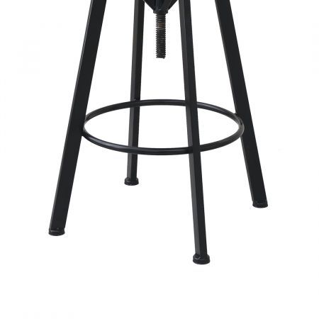 1x Bar Stool Industrial Adjustable