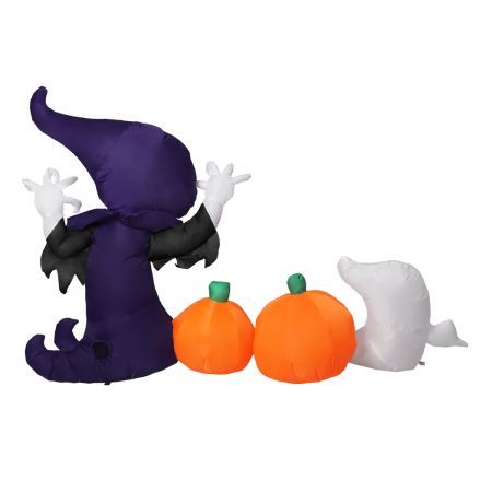 Emitto Halloween Inflatables LED Lights Blow Up Party Outdoor Yard Decorations