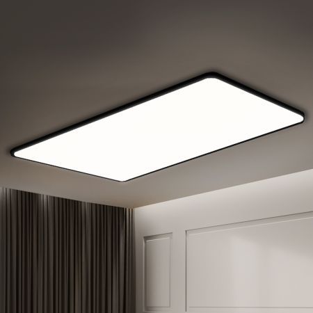 3-Colour Ultra-Thin 5CM LED Ceiling 90W Black